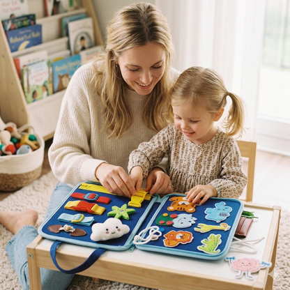 Busy Bag Montessori - il Kit Portatile per l'Autonomia e la Logica