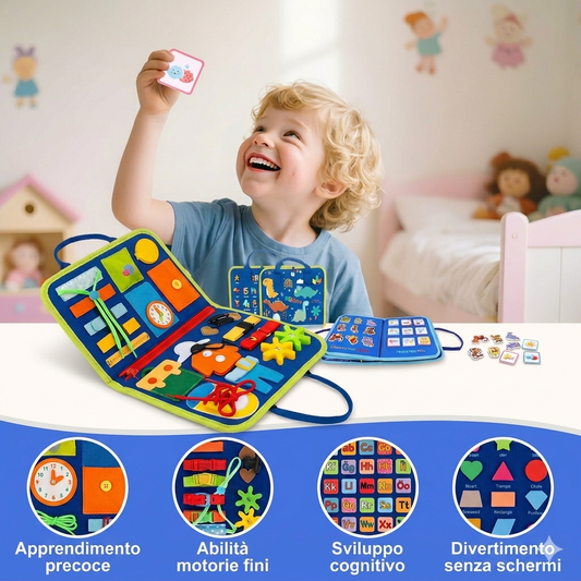 Busy Bag Montessori - il Kit Portatile per l'Autonomia e la Logica